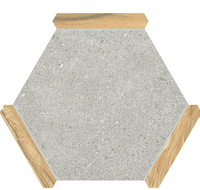 Hexelle Gray Matte Porcelain Hexagon Tile – 8.66x9.84