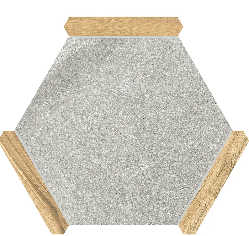 Hexelle Gray Matte Porcelain Hexagon Tile – 8.66x9.84