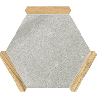 Hexelle Gray Matte Porcelain Hexagon Tile – 8.66x9.84