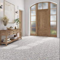 Cottage Blend Multicolor Tumbled Natural Stone Mosaic Tile