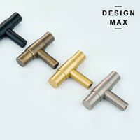 Celio Solid Brass Cabinet T Knob