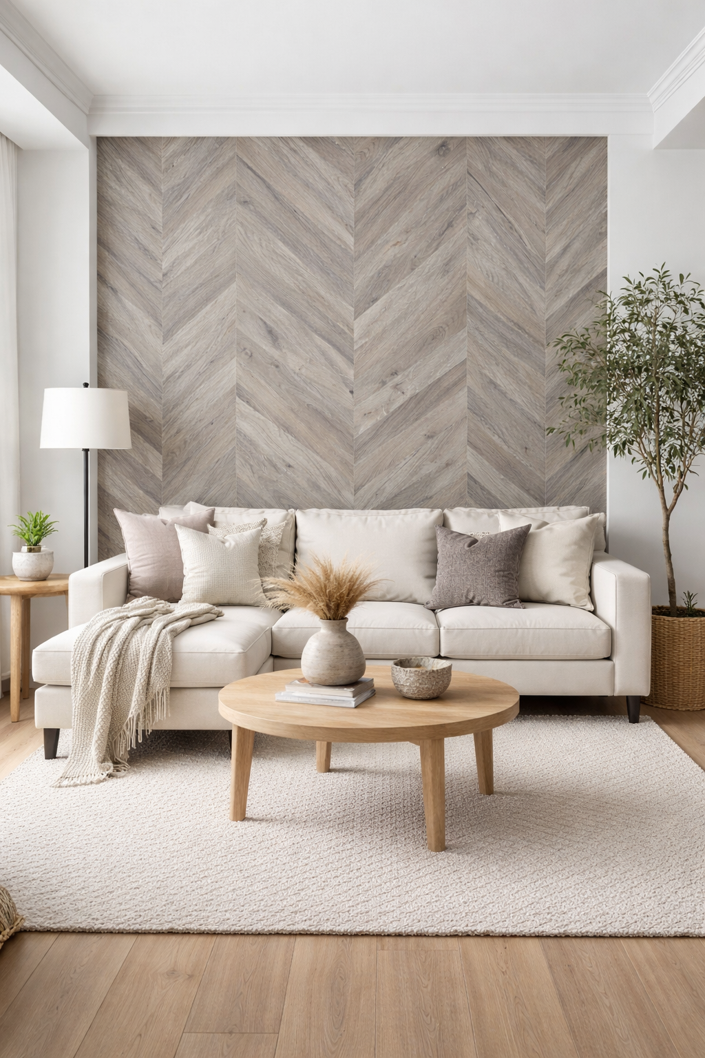 24x48 Herringbone Salt Porcelain Tile