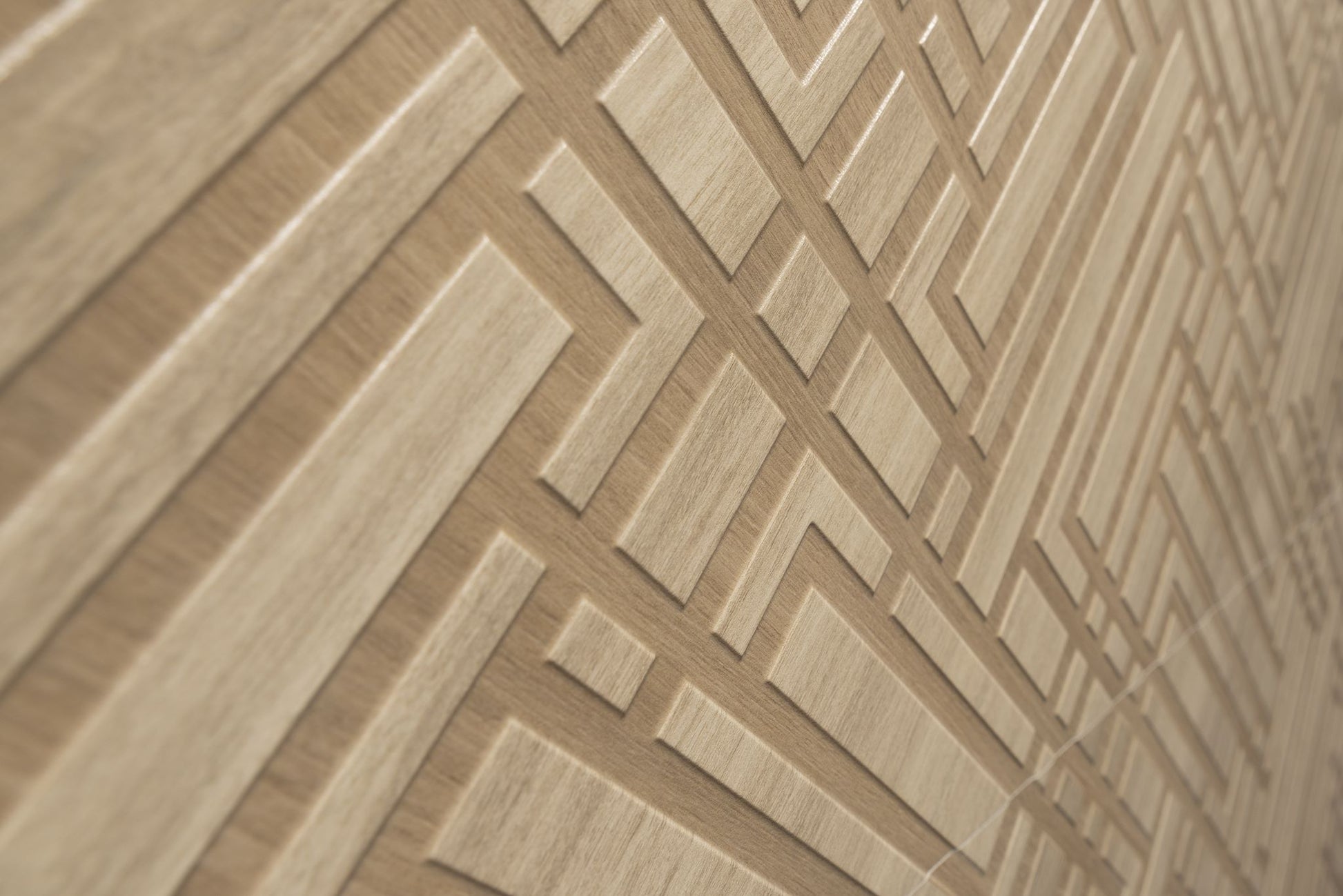 16x48 Wonderful Cross Designer Wood Look Crema wall tile - Industry Tile
