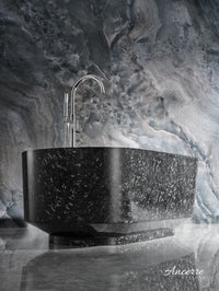 Coesistere 67" Freestanding Forged Carbon Fiber Bathtub