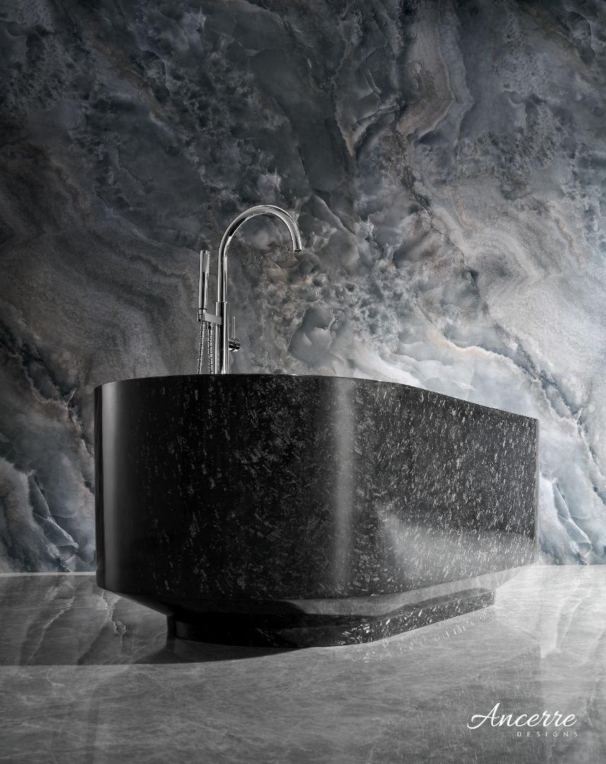 Odessa 67" Freestanding Forged Carbon Fiber Bathtub