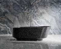 Coesistere 67" Freestanding Forged Carbon Fiber Bathtub