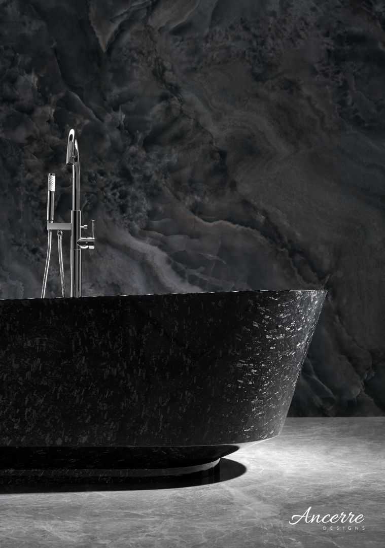 Coesistere 67" Freestanding Forged Carbon Fiber Bathtub