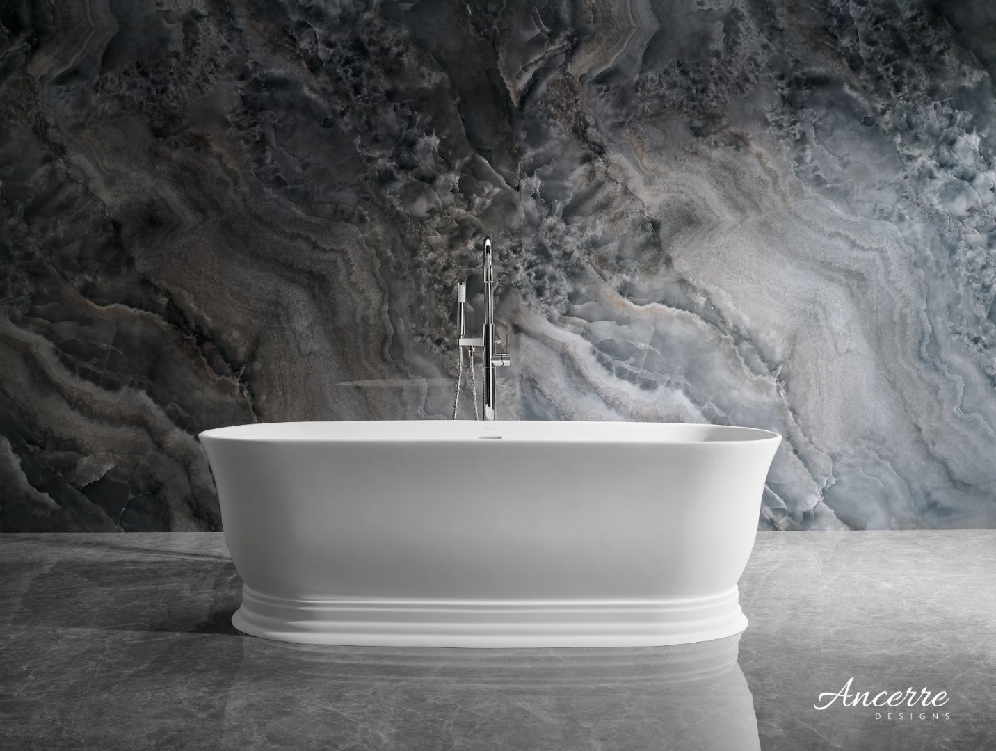 Heritage Freestanding Solid Surface Bathtub