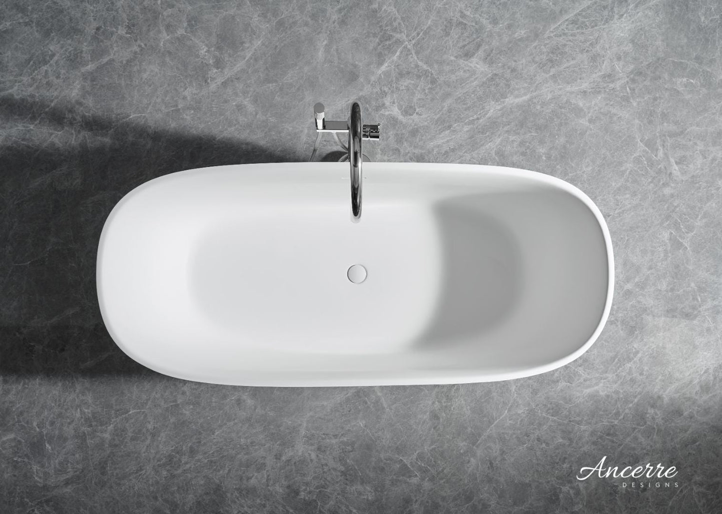 Fiore Freestanding Solid Surface Bathtub