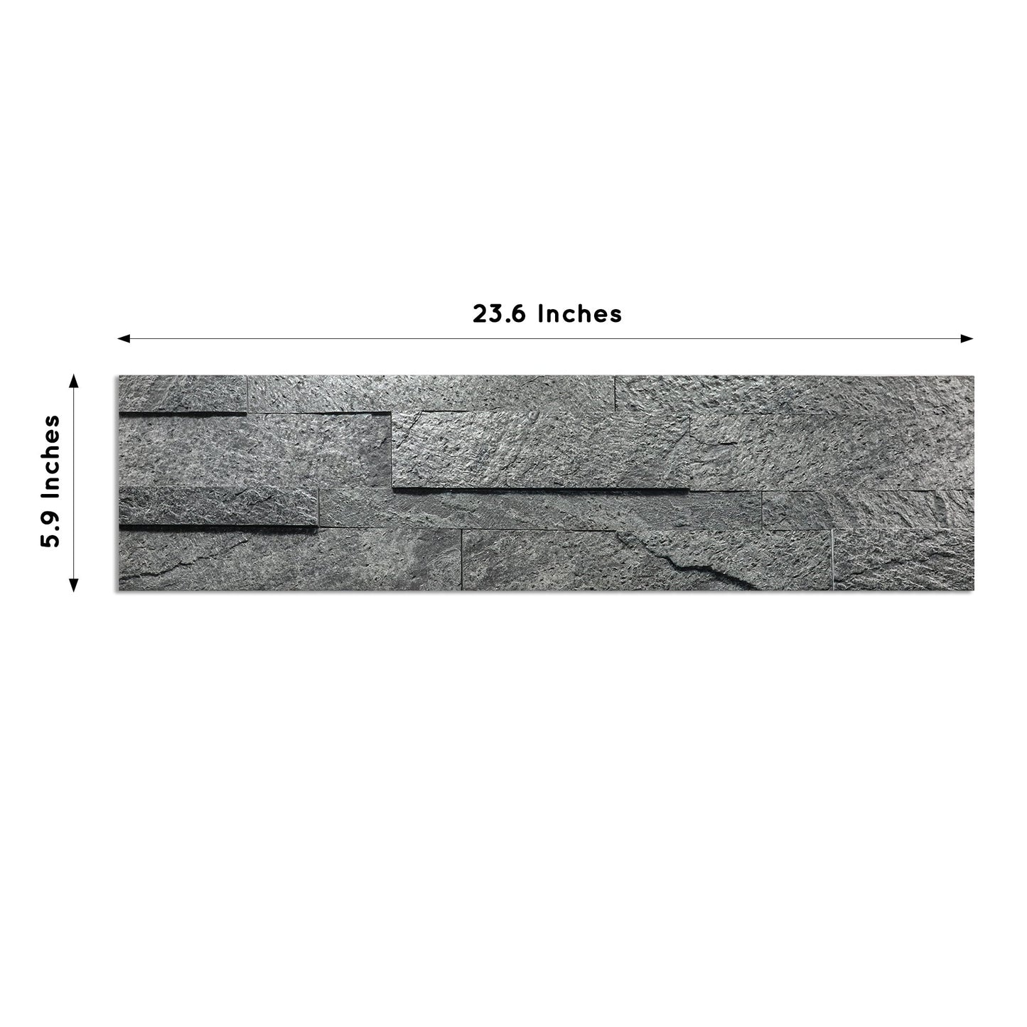 Cosmic Dust - Self-Adhesive 3D Peel & Stick Real Stacked Stone Tiles [Pack of 10]