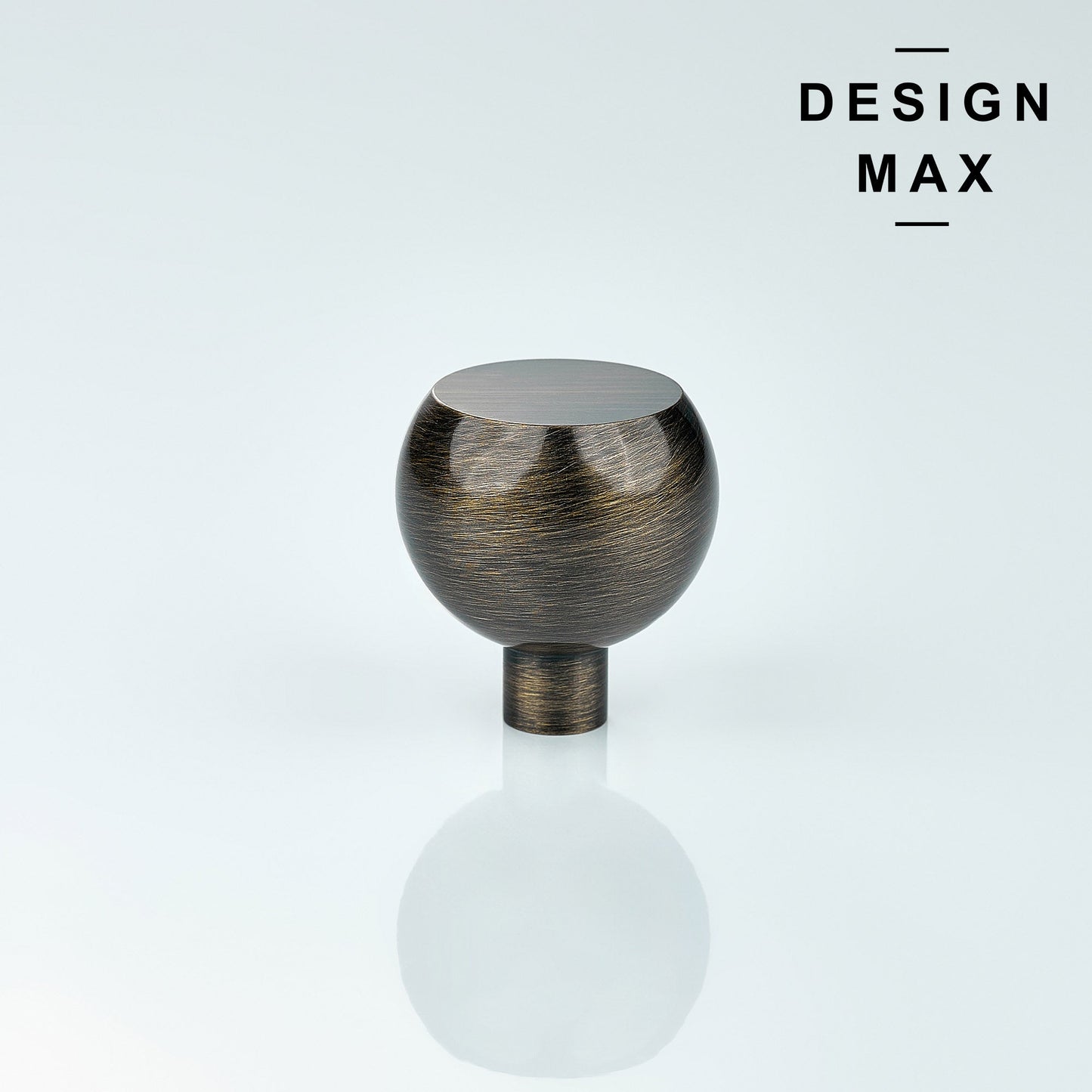 Caldon Matte Black Solid Brass Cabinet Knob