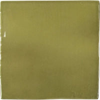 Basil Green Gloss Ceramic Tile Collection – 4x4 | 2.6x16 | Pencil Trim  SKU: CRE-BAS-PEN
