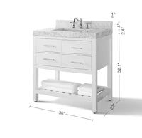 Elizabeth Bathroom Vanity Collection