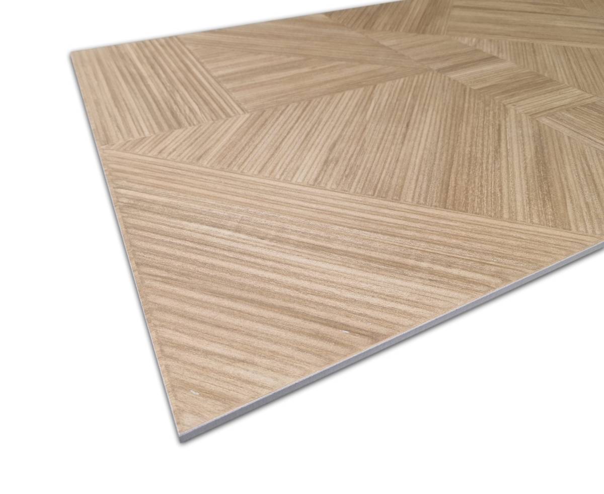24x48 Designer 3d wood look porcelain tile - Honey - Industry Tile