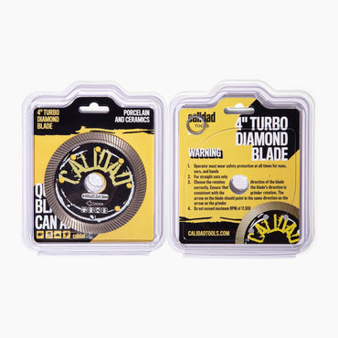 4" Turbo Ultra-Thin Diamond Angle Grinder Blade "Big Daddy" (Set of 5)