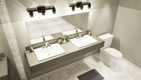 The Original Floating Bathroom Vanity Kit™ with GoBoard® & Original Vanity Bracket®