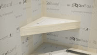 The Original™ Floating Corner Shower Bench Kit™ with GoBoard®