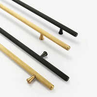 Knurled Brass Appliance Handles