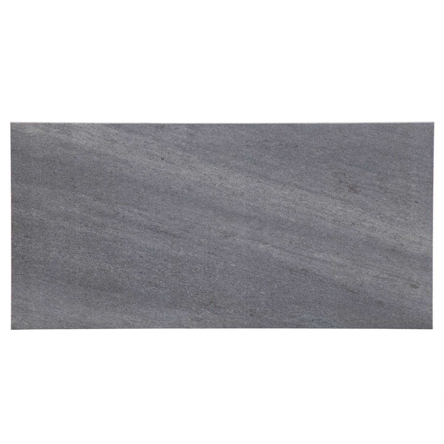 16x32 Quartzite Dark Gray Porcelain Pavers 2cm (Made In USA)