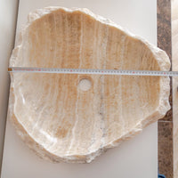 Honey Onyx Translucent Rustic Natural Stone Above Vanity Bathroom Sink
