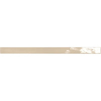 Beige Gloss Ceramic Tile Collection – 4x4 | 2.6x16 | Pencil Trim SKU: CRE-BEI-44