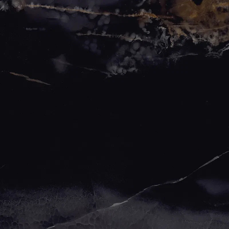 Onyx Black Porcelain Tile 24x48" | 36x36" | Mosaic - Tilevanity.com