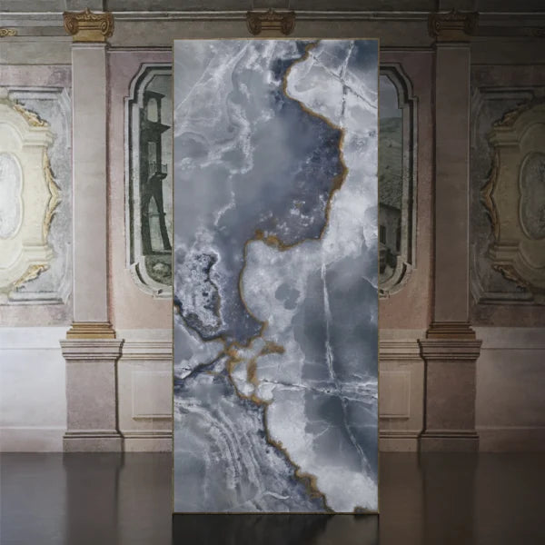 Onice Reale Blue Porcelain Tile 24x48" | 36x36"