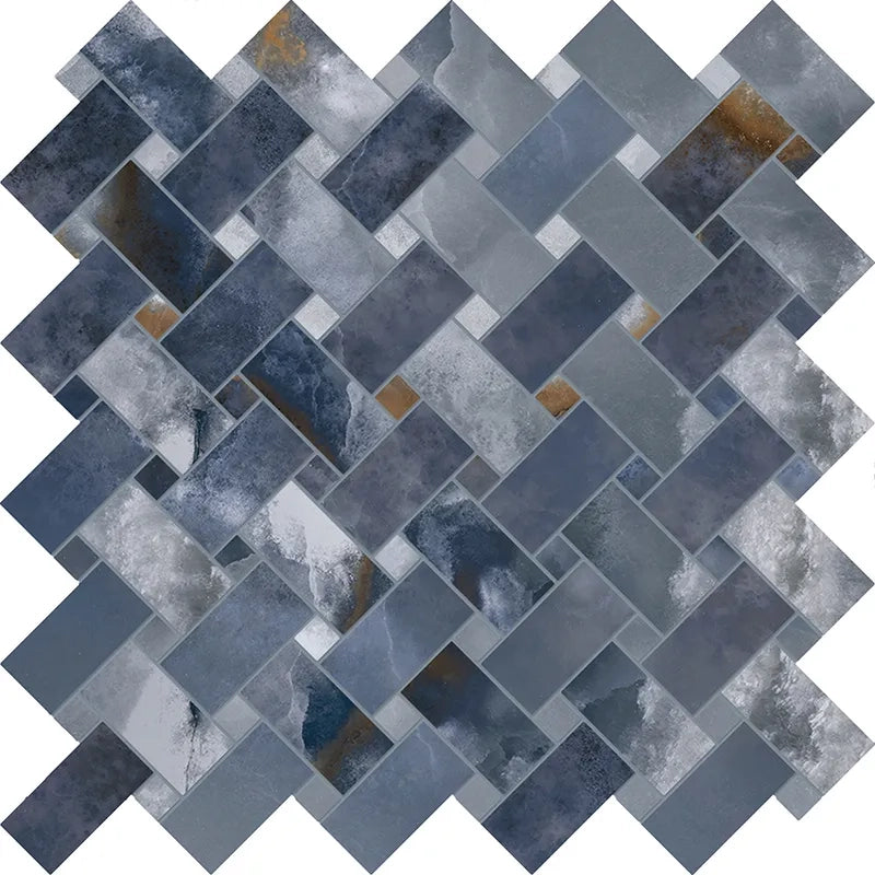 Onice Reale Blue Porcelain Tile 24x48" | 36x36"