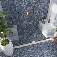 Onice Reale Blue Porcelain Tile 24x48" | 36x36"