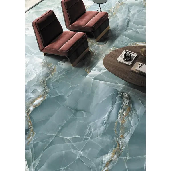 Onyx Green Porcelain Tile 24x48" | 36x36" | Mosaic - Tilevanity.com