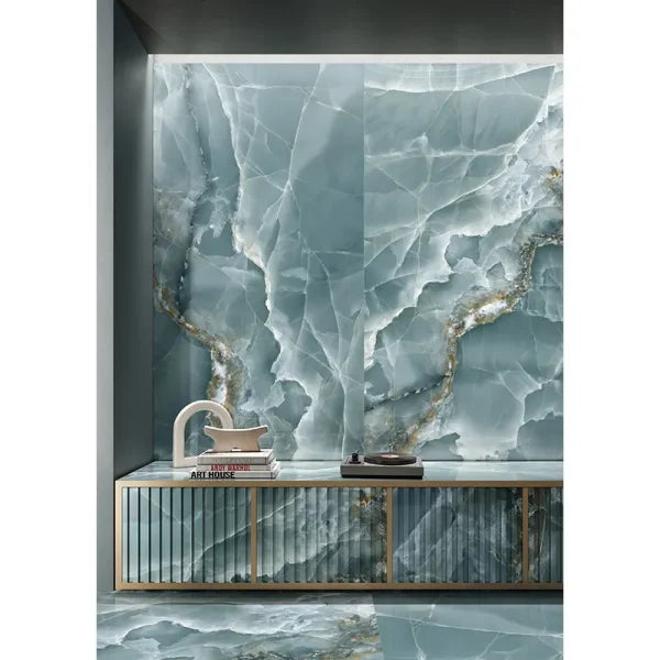 Onyx Green Porcelain Tile 24x48" | 36x36" | Mosaic - Tilevanity.com