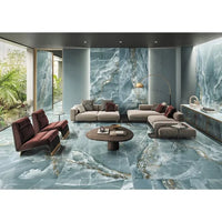Onyx Green Porcelain Tile 24x48" | 36x36" | Mosaic - Tilevanity.com