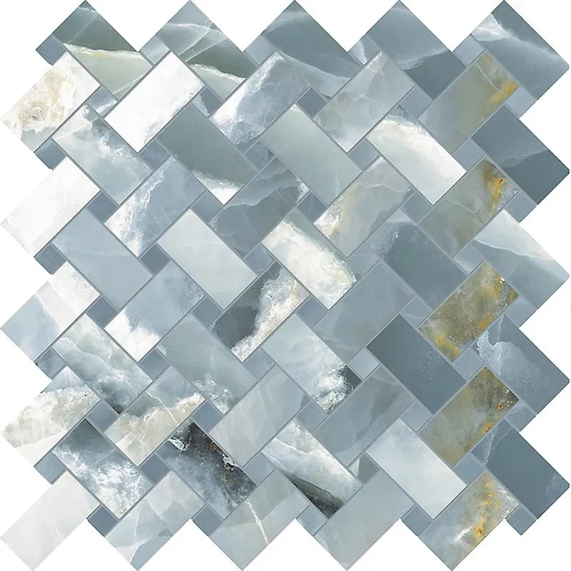 Onyx Green Porcelain Tile 24x48" | 36x36" | Mosaic - Tilevanity.com