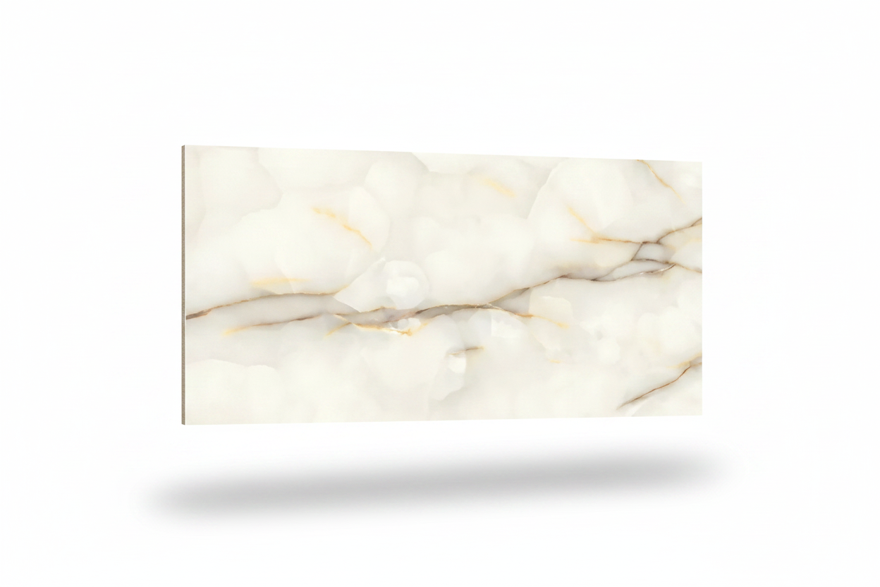 Imperium Ivory Onyx Porcelain Tile Collection 24x48" | mosaic