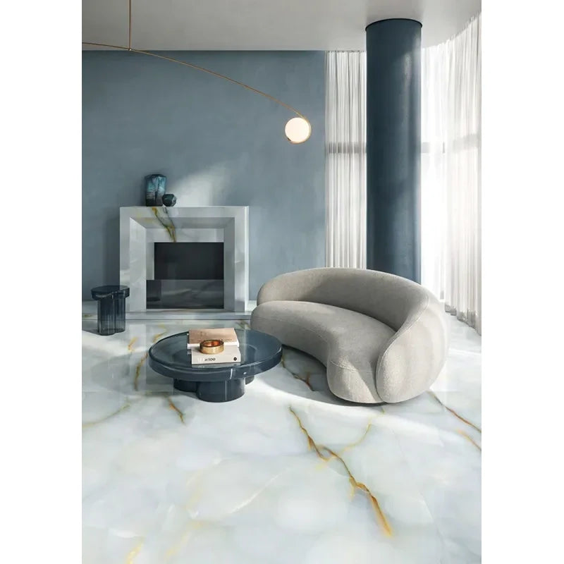 Imperium Blue Gray Onyx  Porcelain Tile Collection 24x48" | mosaic - Tilevanity.com
