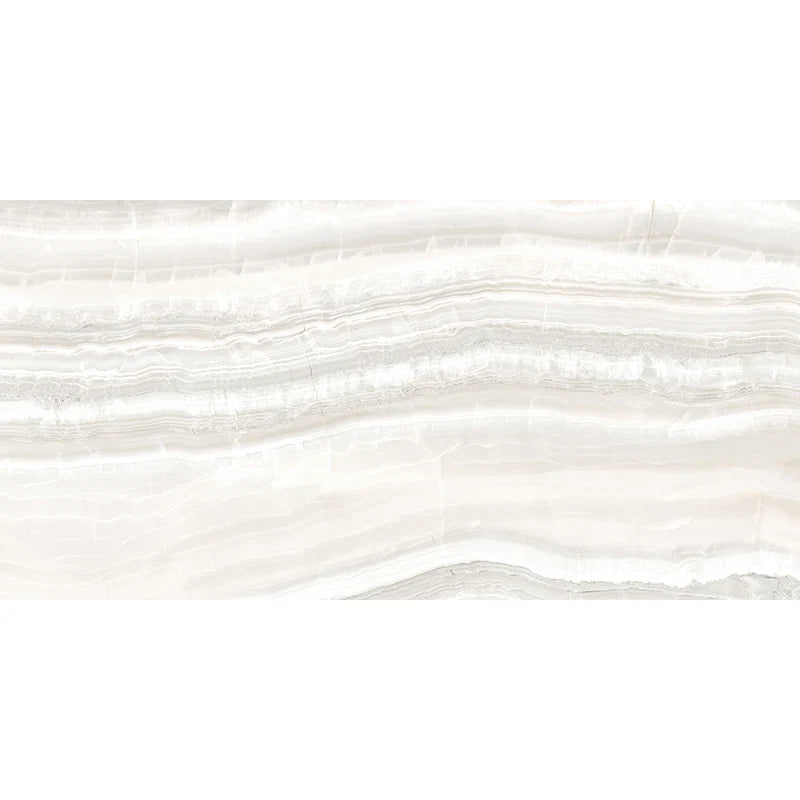 Horizon Onyx Ivory Crystal Porcelain Tile 24x48"