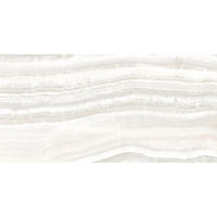 Horizon Onyx Ivory Crystal Porcelain Tile 24x48"