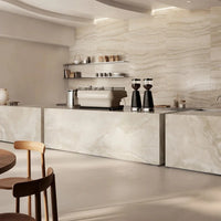 Horizon Onyx Ivory Crystal Porcelain Tile 24x48"