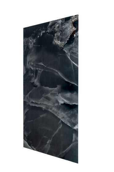 24x48 Onyx Navy Black polished porcelain tile