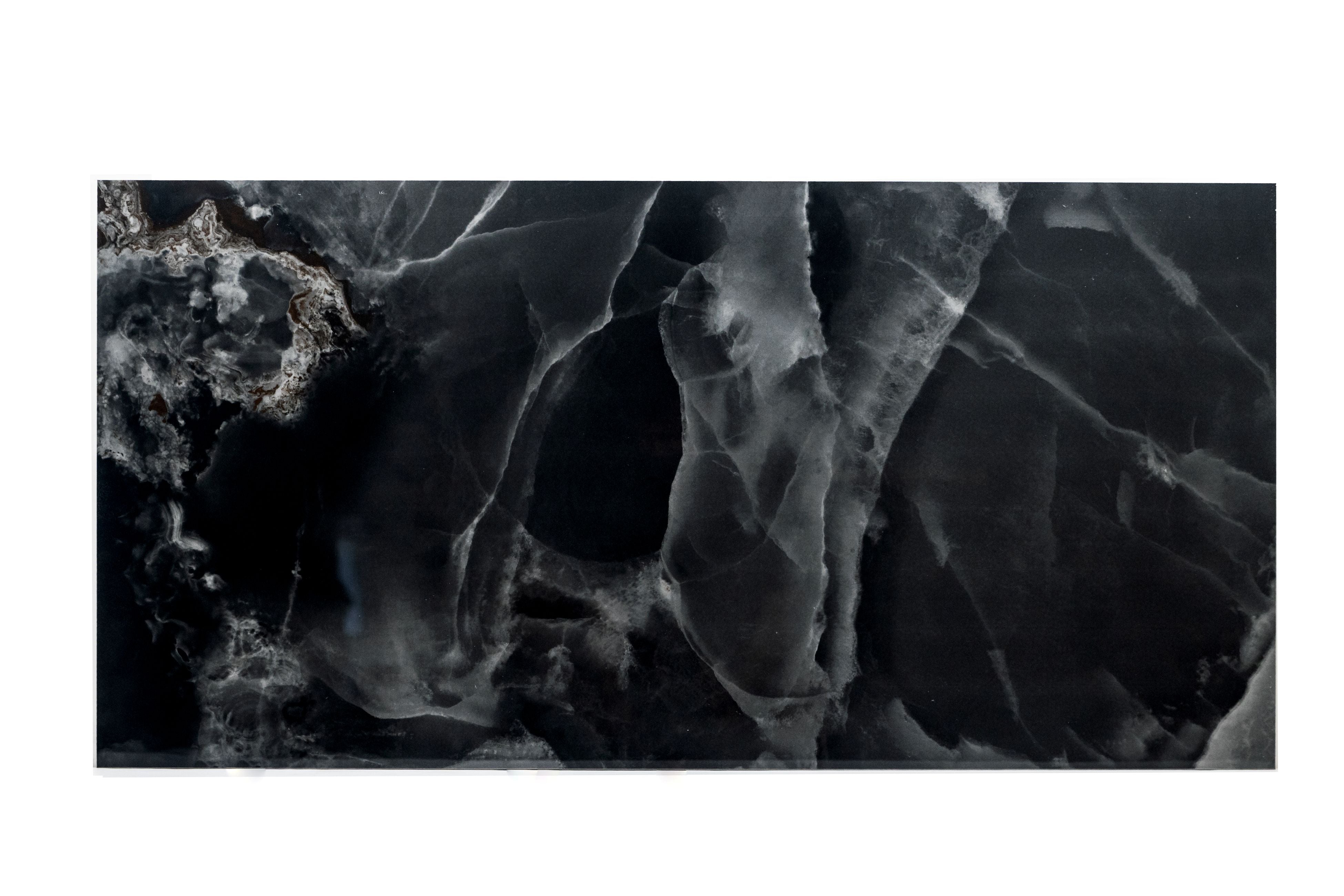 24x48 Onyx Navy Black polished porcelain tile