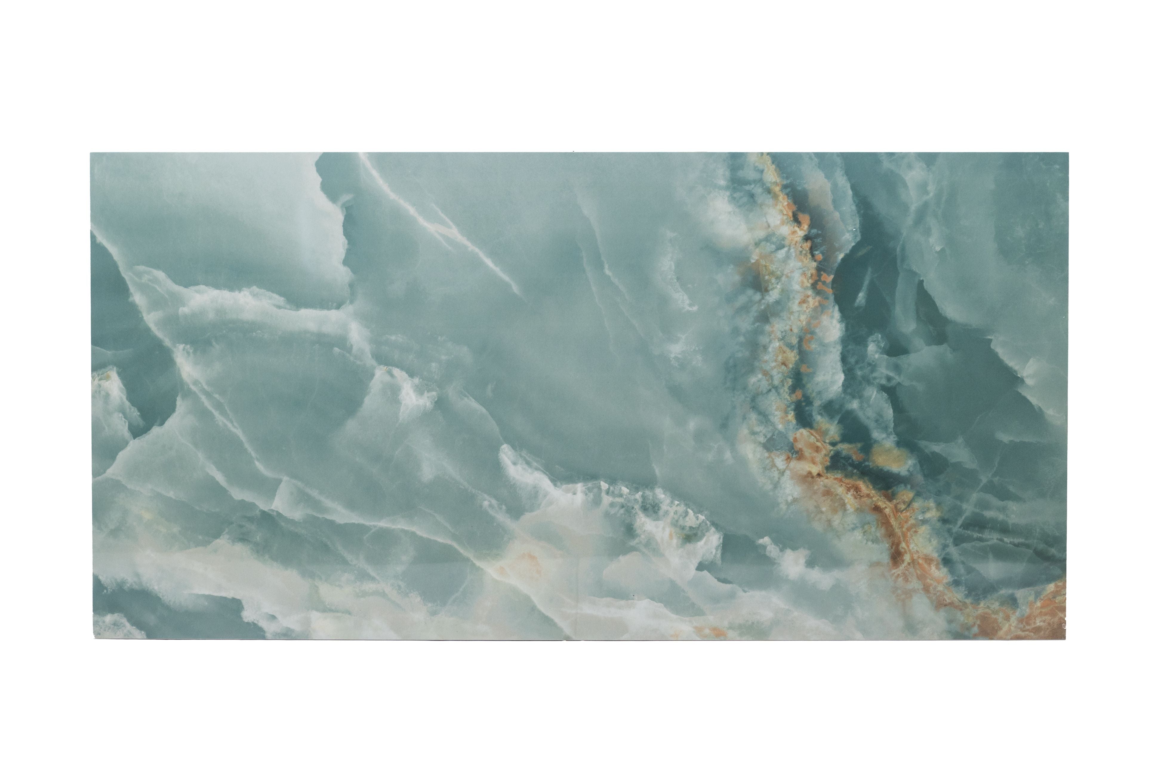 24x48 Onyx Emerald Green polished porcelain tile