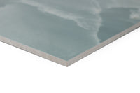 24x48 Onyx Emerald Green polished porcelain tile