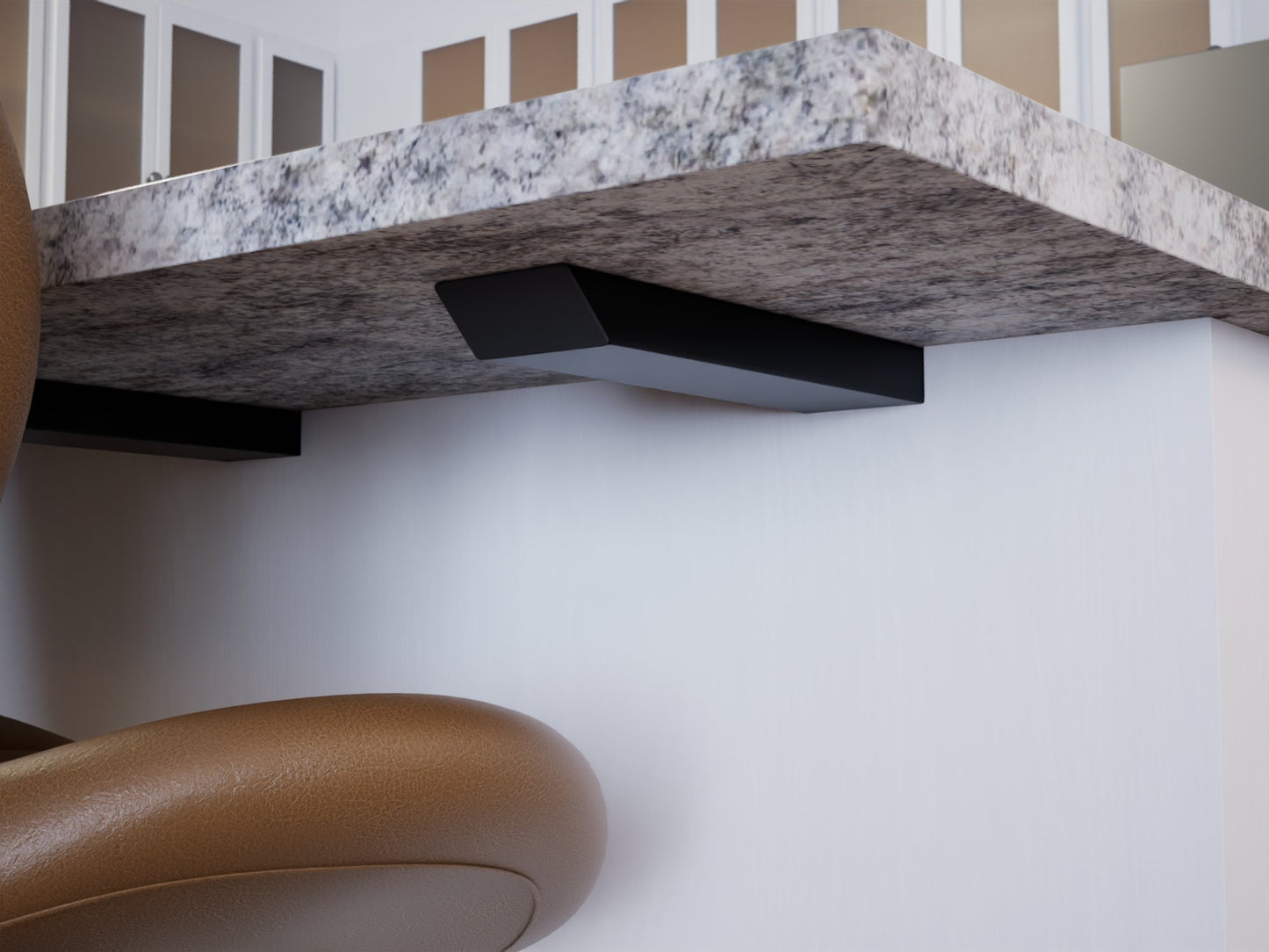 Industrial 1 inch Double Sided Island Support Bracket
