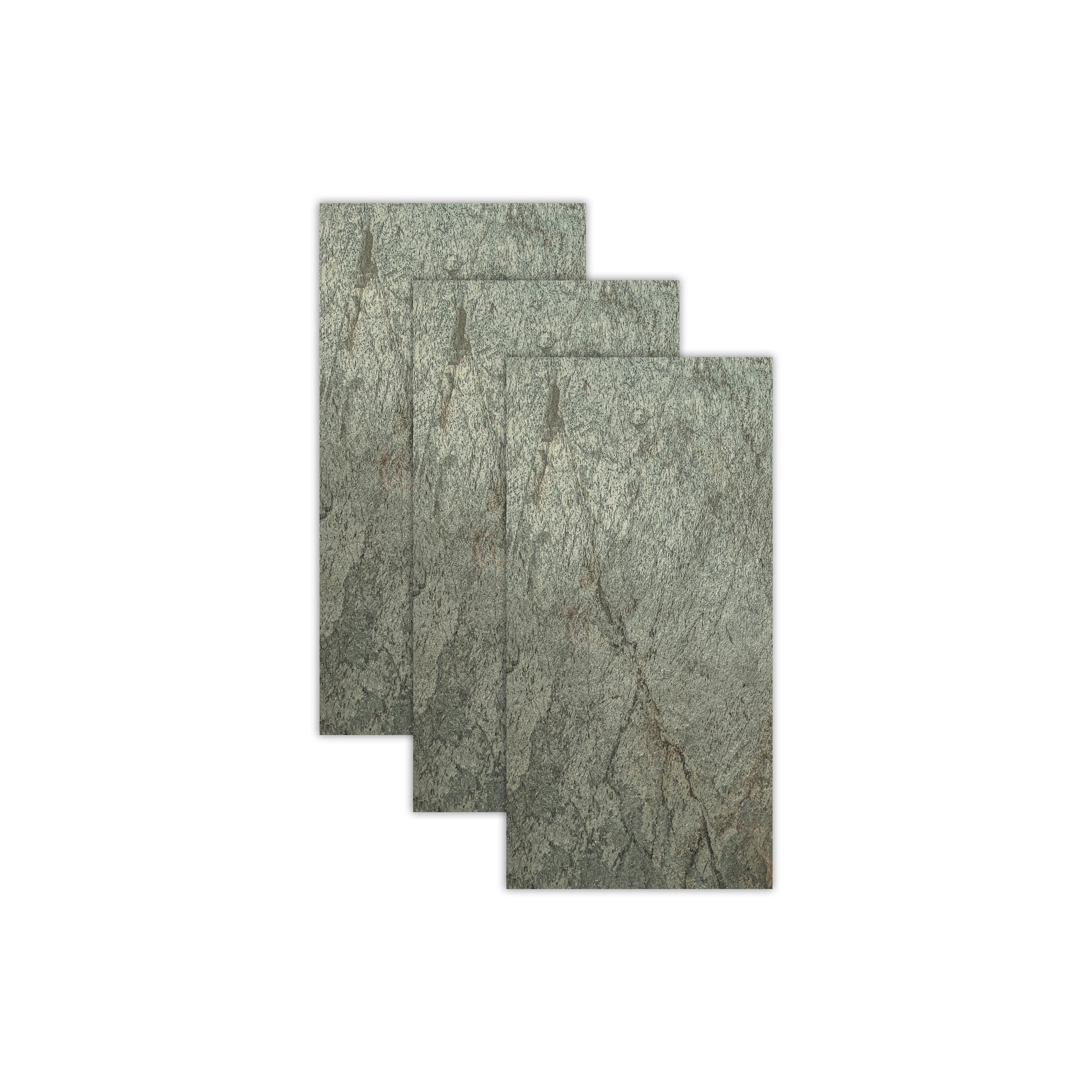 Iron Gravel - Real Stone Veneer Sheets [Pack of 3]