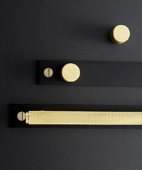 Modern Cabinet Handles with Backplates