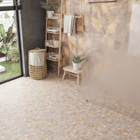 Lites Gold Matte Porcelain Tile 24x48" | mosaic - Tilevanity.com