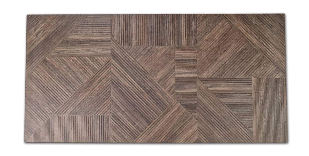 24x48 Designer 3d wood look porcelain tile - Noce - Industry Tile