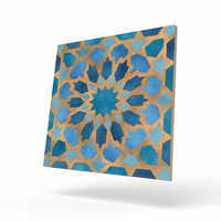 Alhambra Blue Porcelain Tile 8x8"