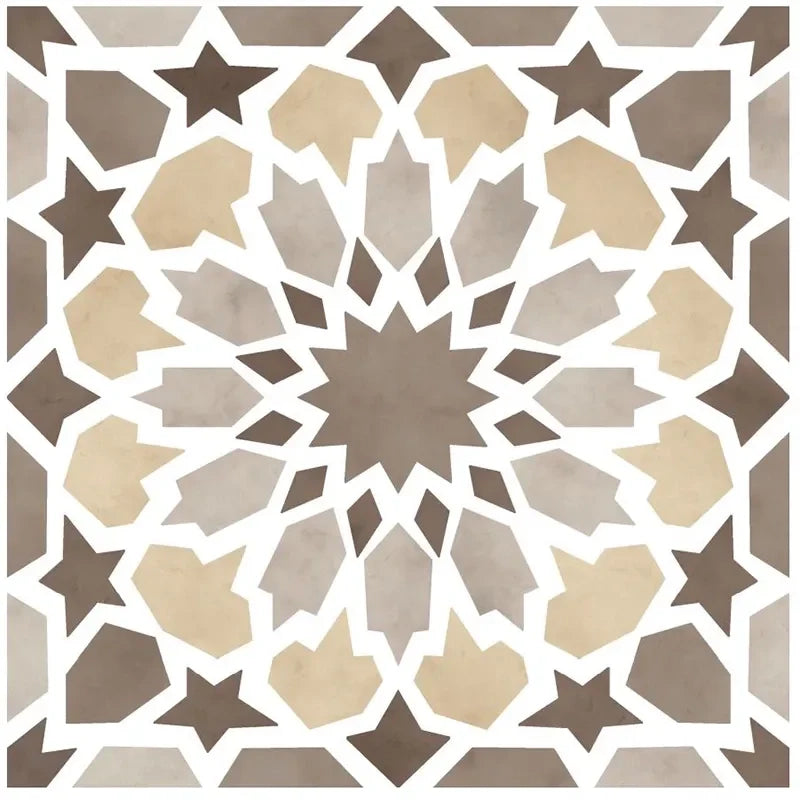 Alhambra Beige Porcelain Tile 8x8" - Tilevanity.com
