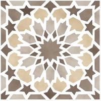 Alhambra Beige Porcelain Tile 8x8" - Tilevanity.com